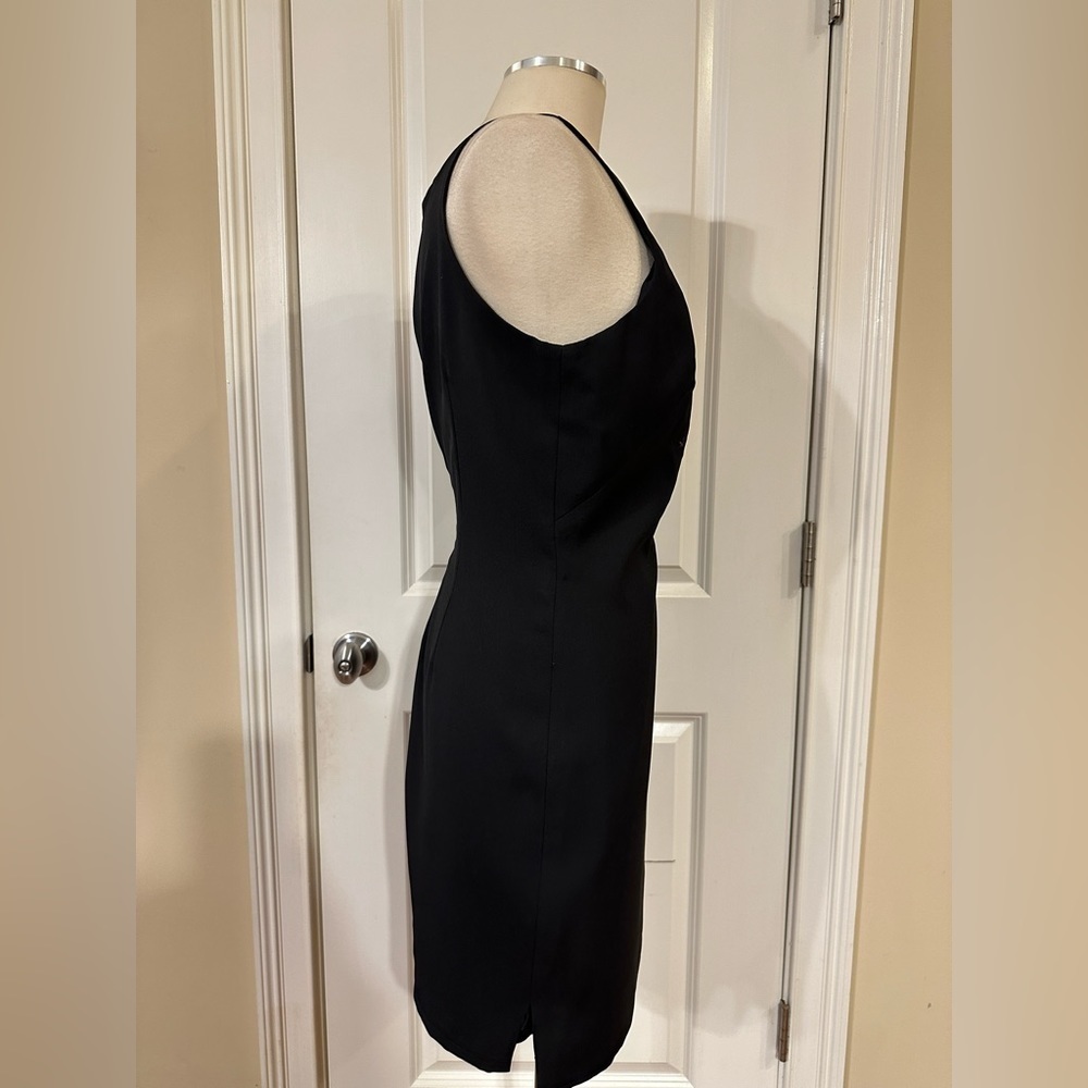 Laundry by Shelli Segal Sleeveless Black Dress – Size 10 - Picture 2 of 3